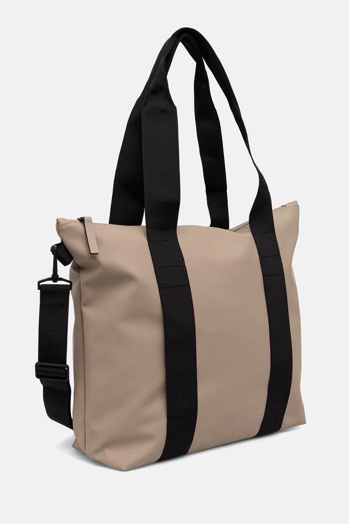 Rains torebka shopper damska 14160.133 beżowy AW26