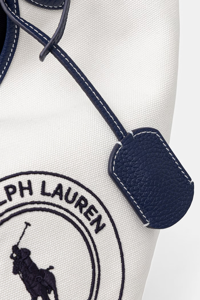 Polo Ralph Lauren torebka tote damska bawełniana biały 428P23827