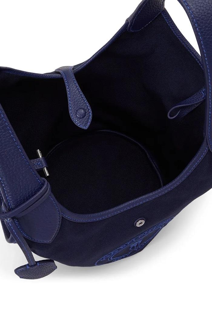 Polo Ralph Lauren torebka tote damska bawełniana 428P23827 granatowy