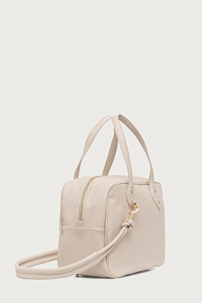 United Colors of Benetton Torebka shopper damska z imitacji skóry 641BVY03I beżowy AW26