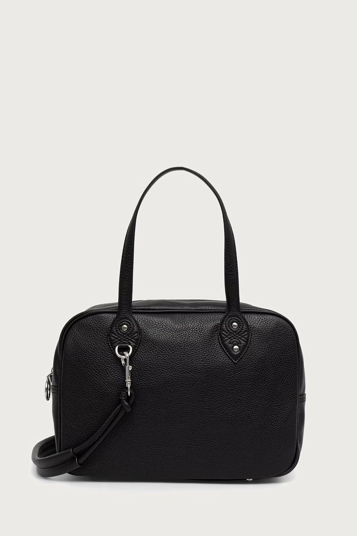 United Colors of Benetton Torebka shopper damska z imitacji skóry czarny 641BVY03I