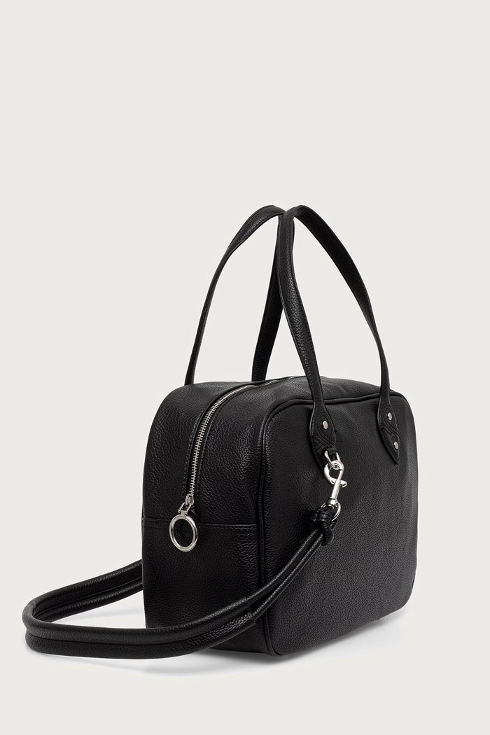 United Colors of Benetton Torebka shopper damska z imitacji skóry 641BVY03I czarny AW26