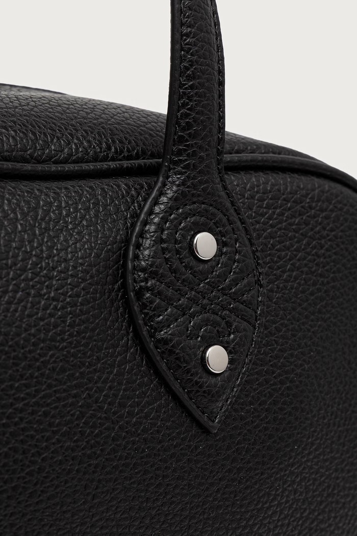 Torebka shopper damska z imitacji skóry United Colors of Benetton 641BVY03I czarny