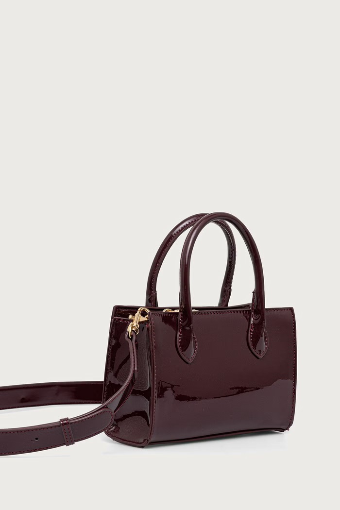 United Colors of Benetton Borsa a tracollo da donna 6IEBVY037 granata AW26