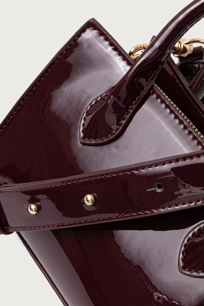 Borsa a tracollo da donna United Colors of Benetton 6IEBVY037 granata