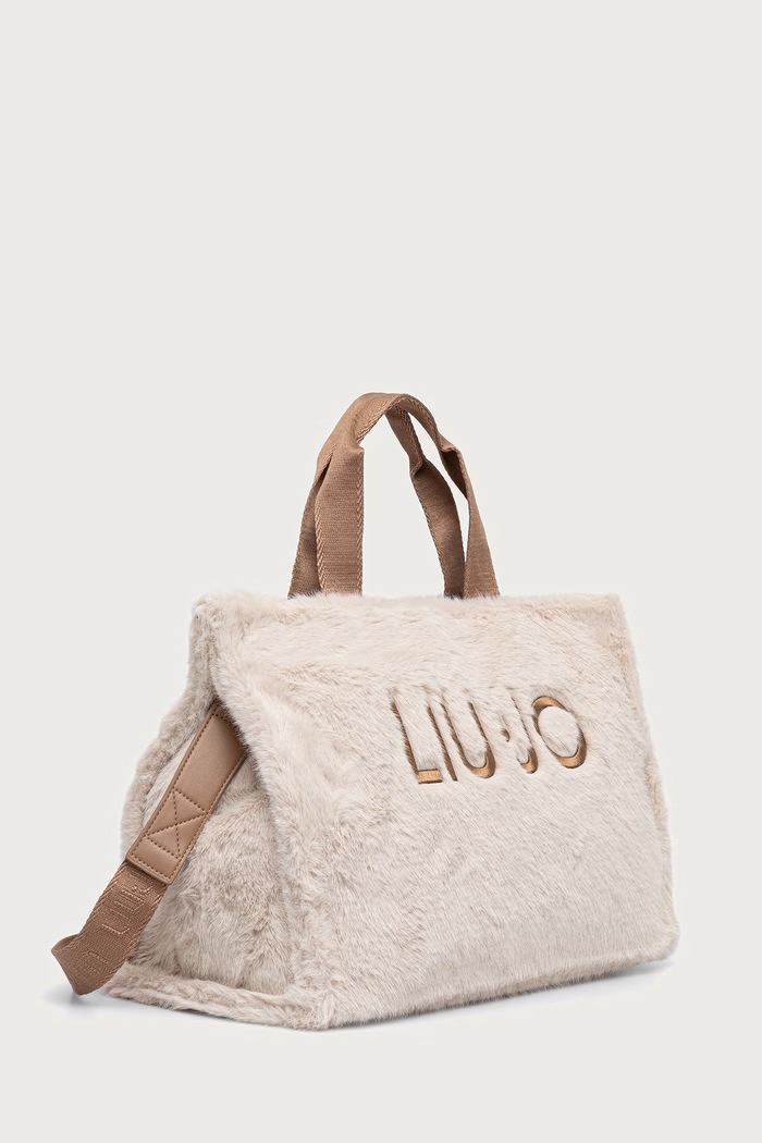 Liu Jo torebka shopper damska 2F6037.E0218 beżowy AW26