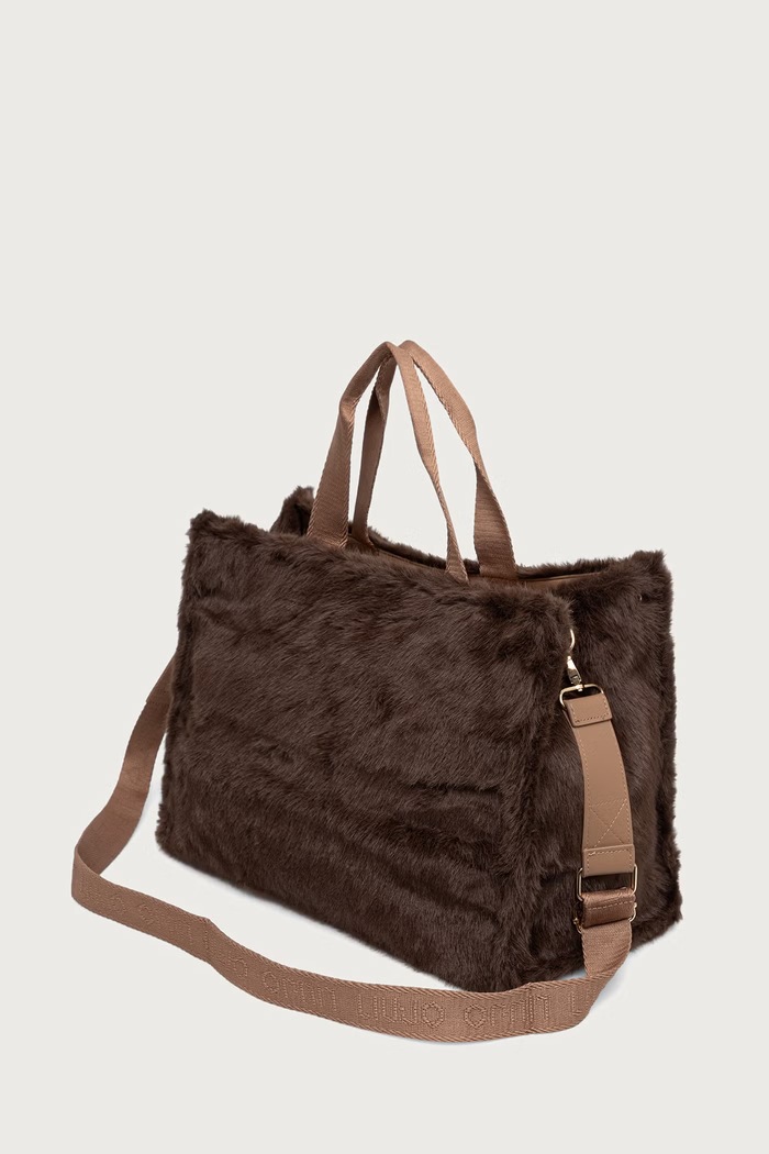 Akcesoria Liu Jo torebka shopper damska 2F6037.E0218 brązowy