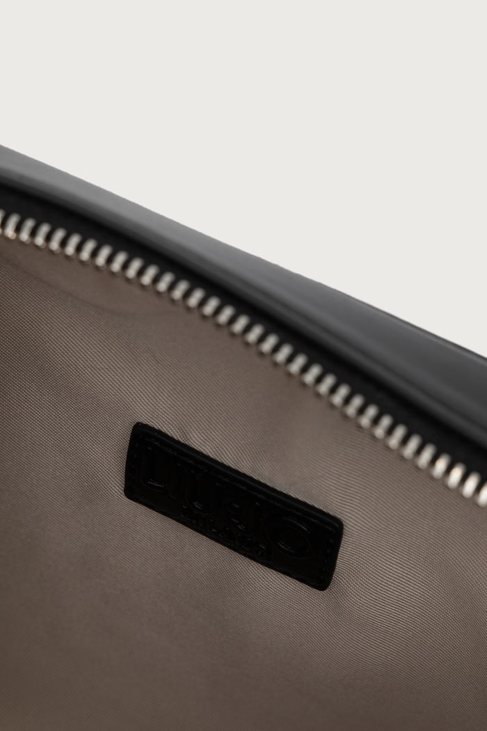 Torebka crossbody damska z bawełną Liu Jo szary AF6211.T703A