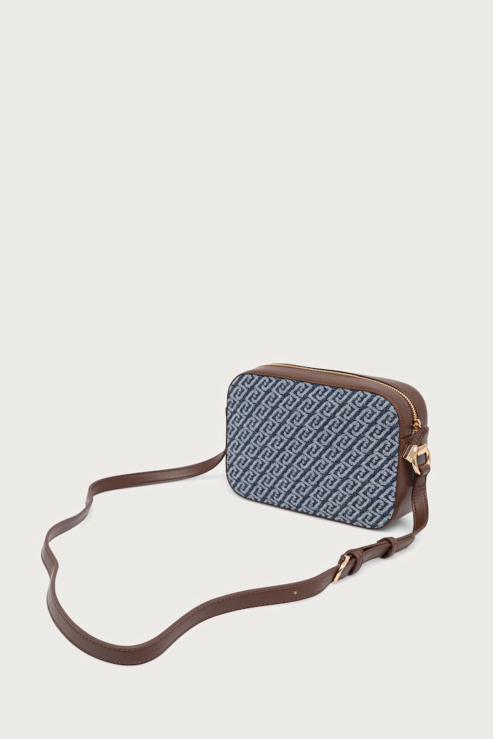 Akcesoria Liu Jo Torebka crossbody damska z bawełną AF6211.T703A granatowy