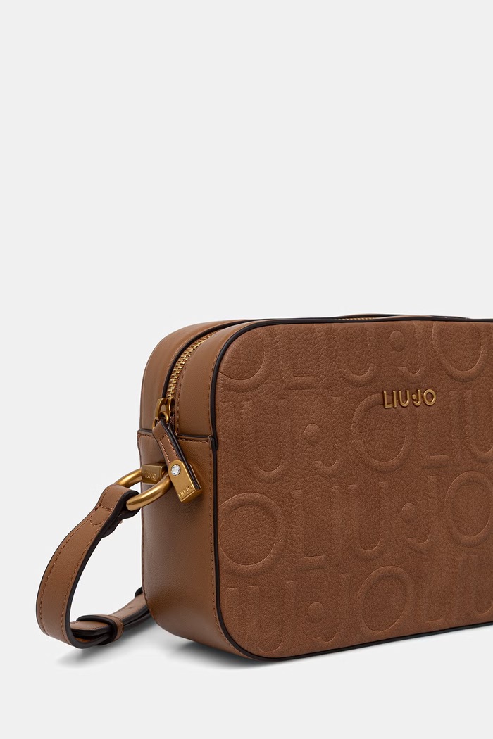 Liu Jo torebka crossbody damska z imitacji skóry AF6211.E1139 brązowy AW26