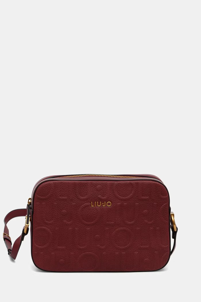 Liu Jo torebka crossbody damska z imitacji skóry bordowy AF6211.E1139