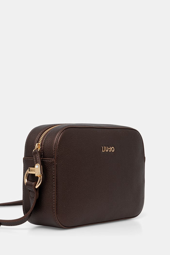 Liu Jo torebka crossbody damska z imitacji skóry AF6211.E1019 brązowy AW26