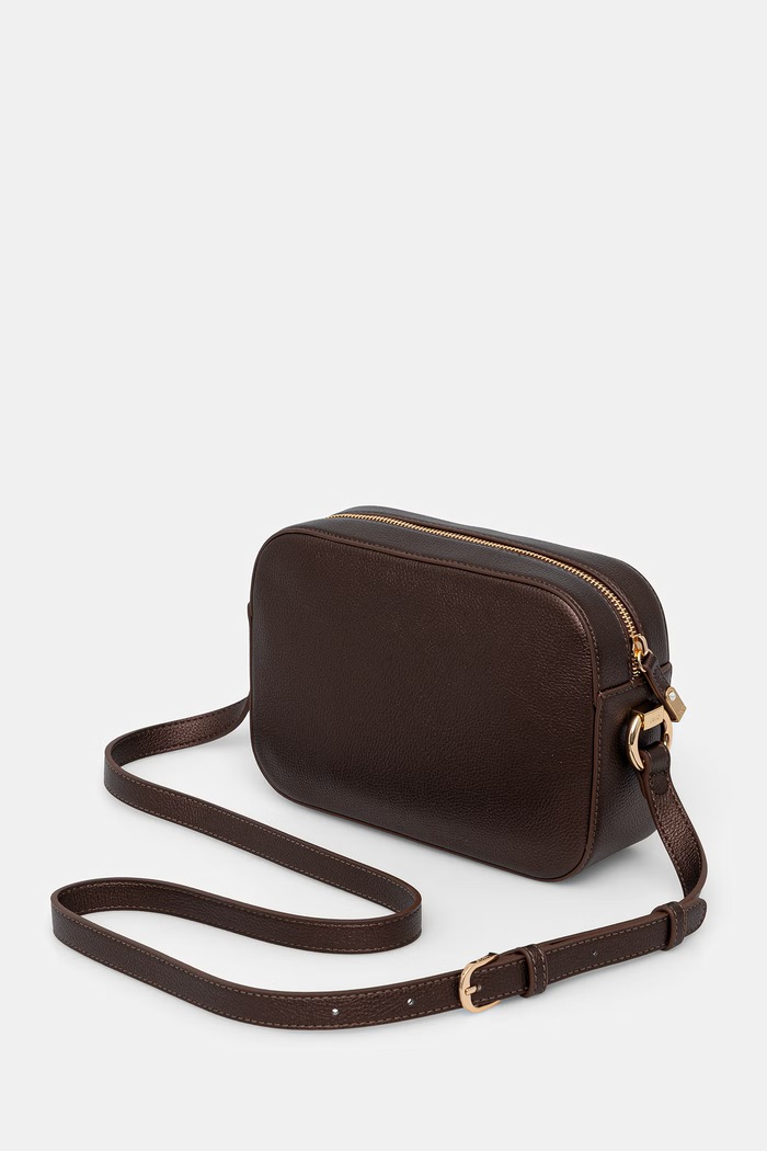 Akcesoria Liu Jo torebka crossbody damska z imitacji skóry AF6211.E1019 brązowy