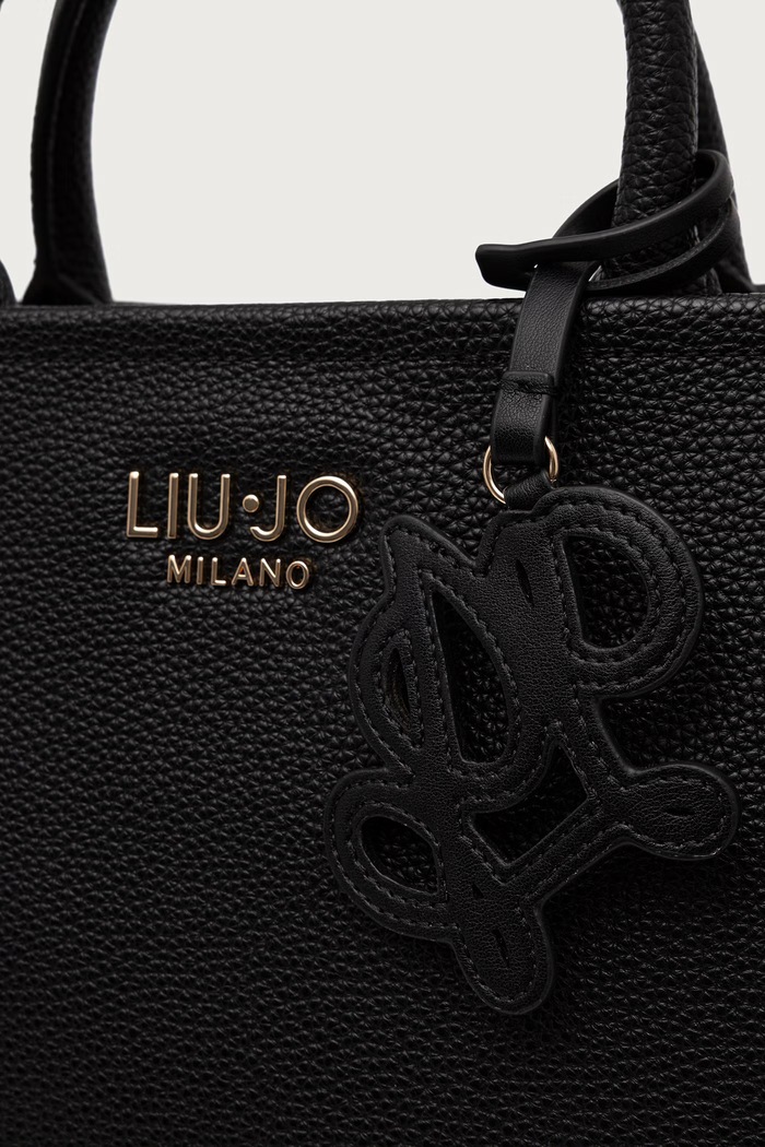 Liu Jo torebka tote damska z imitacji skóry czarny AF6206.ES039