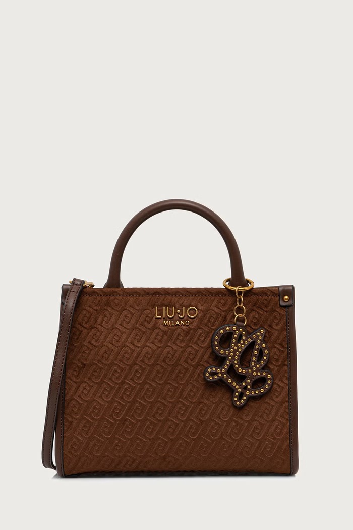 Liu Jo Crossbody kabelka dámska z imitácie semišu hnedá AF6192.T706A