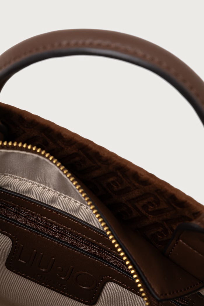 Crossbody kabelka dámska z imitácie semišu Liu Jo hnedá AF6192.T706A