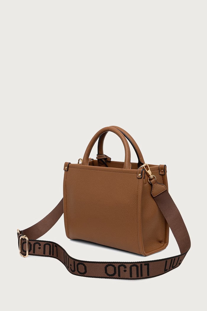 Akcesoria Liu Jo torebka crossbody damska z imitacji skóry AF6192.ES039 brązowy