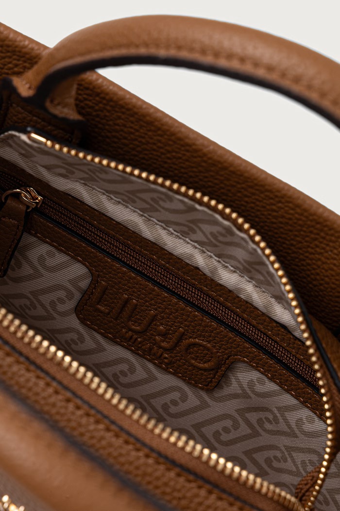 Liu Jo torebka crossbody damska z imitacji skóry AF6192.ES039 brązowy