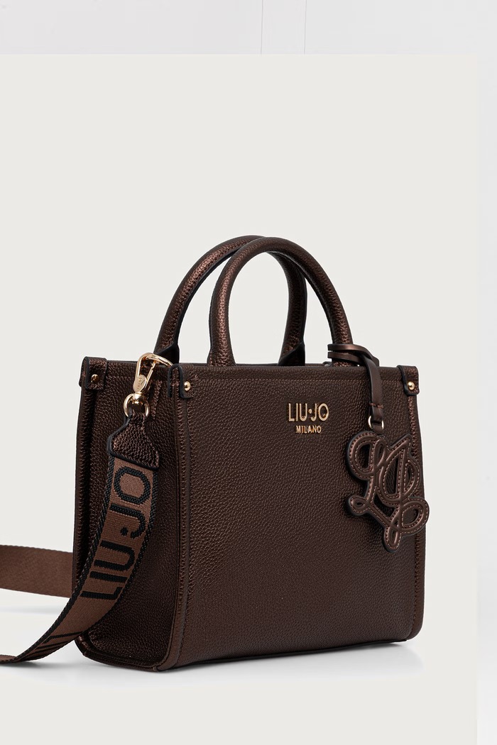 Liu Jo torebka crossbody damska z imitacji skóry AF6192.ES039 brązowy AW26