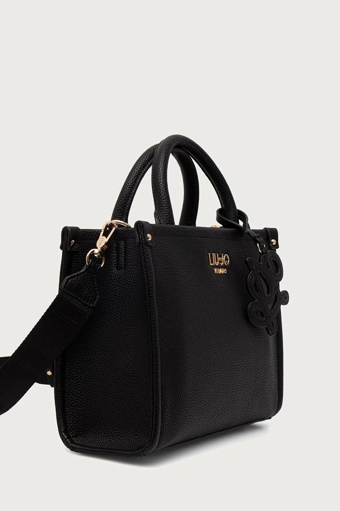 Akcesoria Liu Jo torebka crossbody damska z imitacji skóry AF6192.ES039 czarny