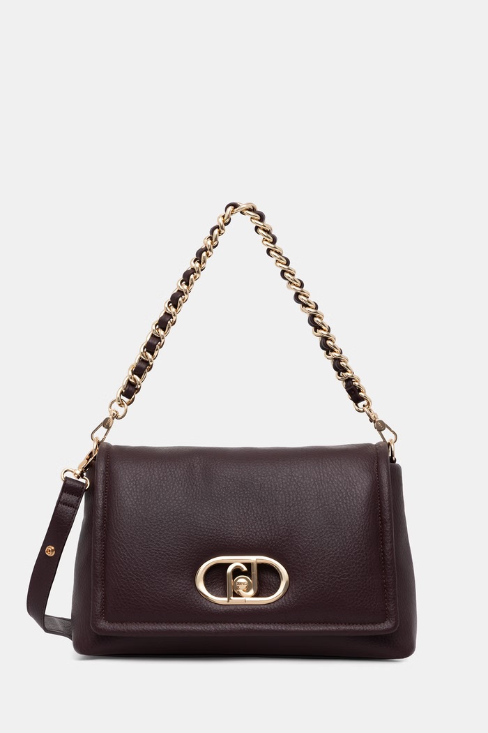 Liu Jo torebka crossbody damska z imitacji skóry bordowy AF6147.E1109