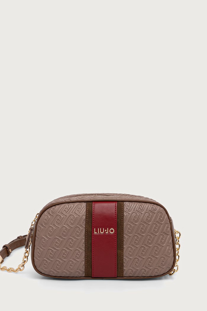 Liu Jo torebka crossbody damska z imitacji skóry brązowy AF6106.E1141
