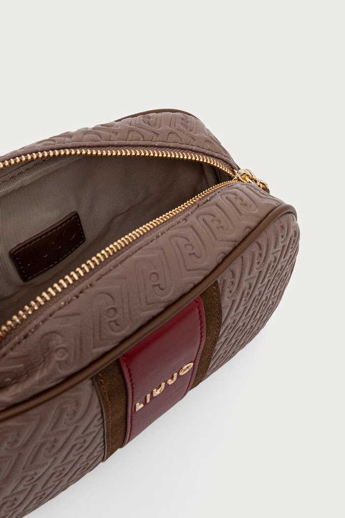 Liu Jo torebka crossbody damska z imitacji skóry AF6106.E1141 brązowy