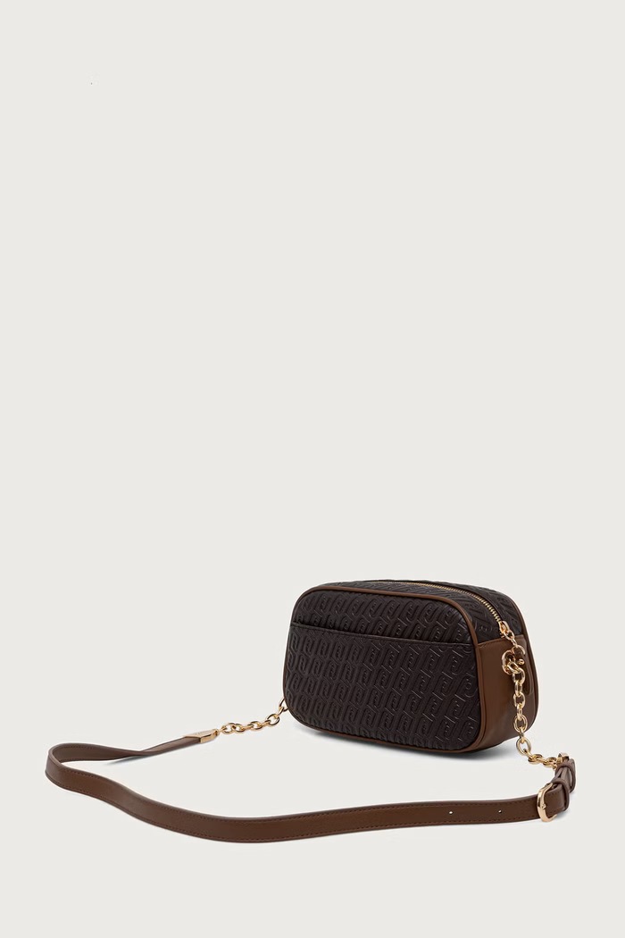 Akcesoria Liu Jo torebka crossbody damska z imitacji skóry AF6106.E1141 brązowy
