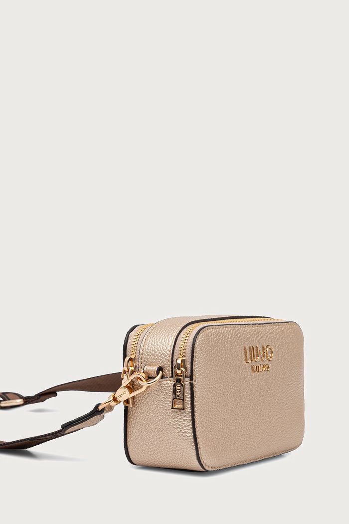 Liu Jo torebka crossbody damska z imitacji skóry AF6100.ES039 złoty AW26