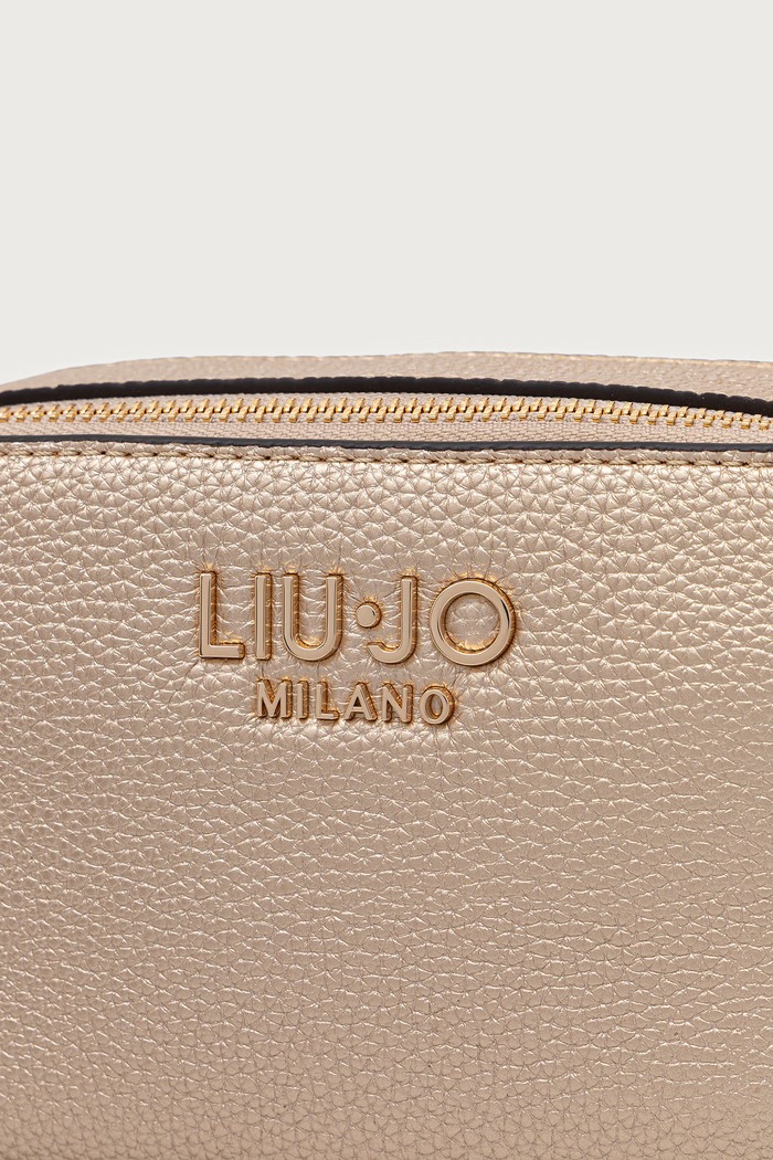 Liu Jo torebka crossbody damska z imitacji skóry złoty AF6100.ES039