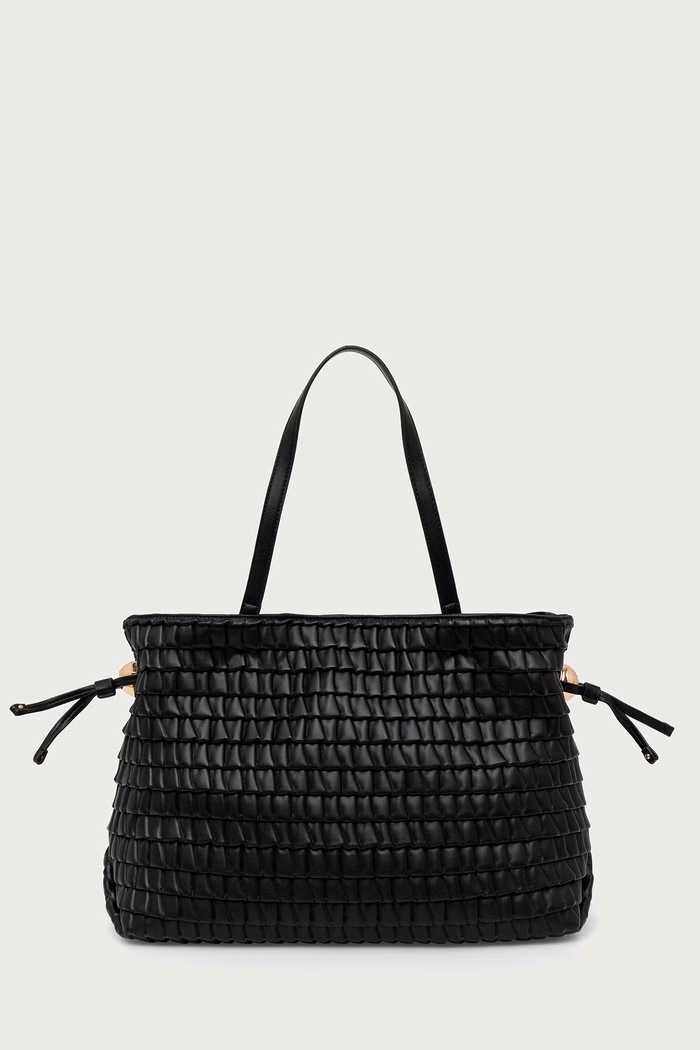 Liu Jo Torebka shopper damska z imitacji skóry czarny AF6098.E1169