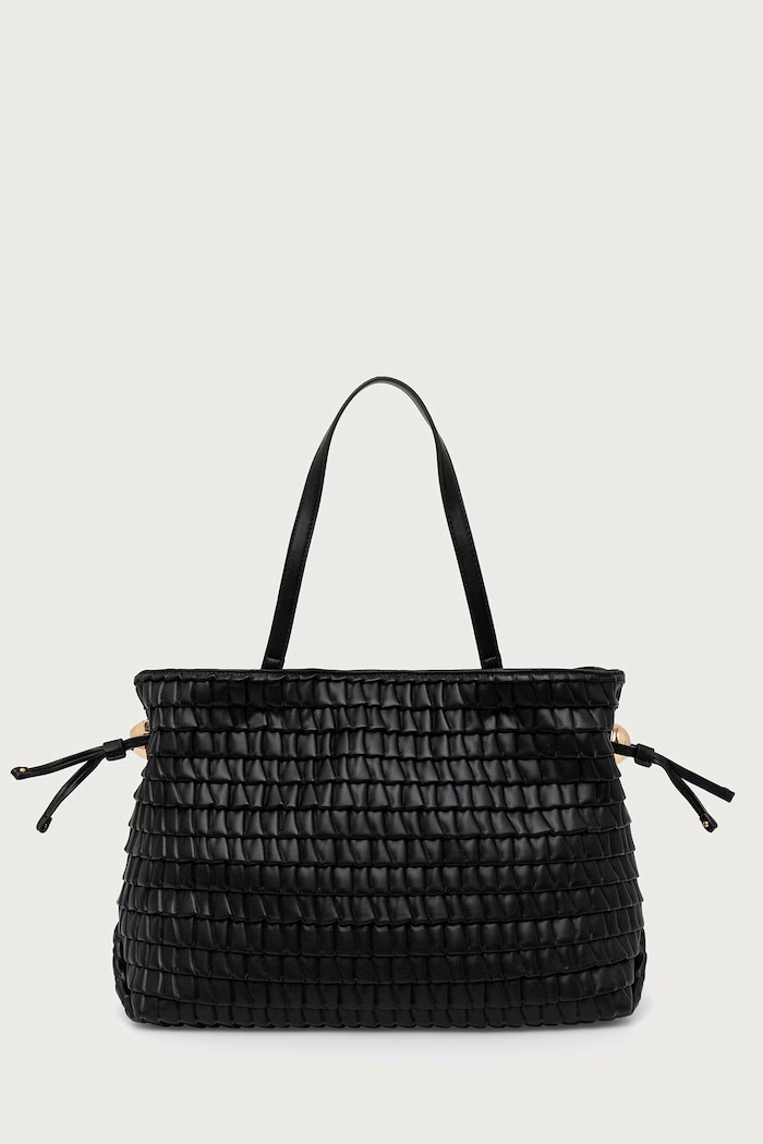 Liu Jo Torebka shopper damska z imitacji skóry czarny AF6098.E1169