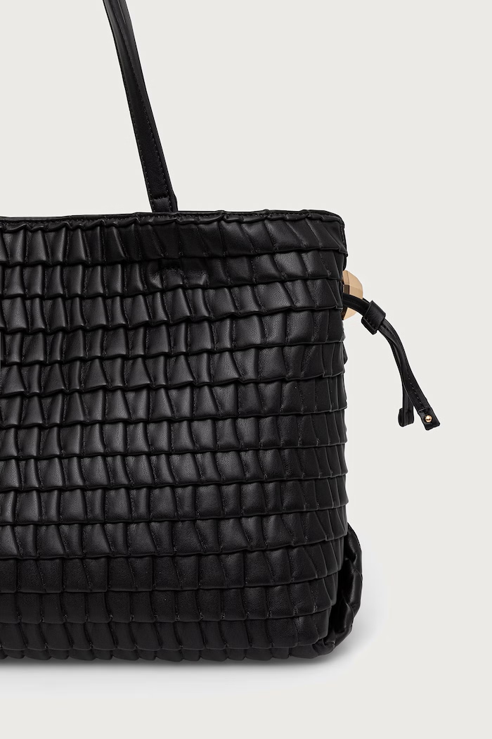 Akcesoria Liu Jo Torebka shopper damska z imitacji skóry AF6098.E1169 czarny