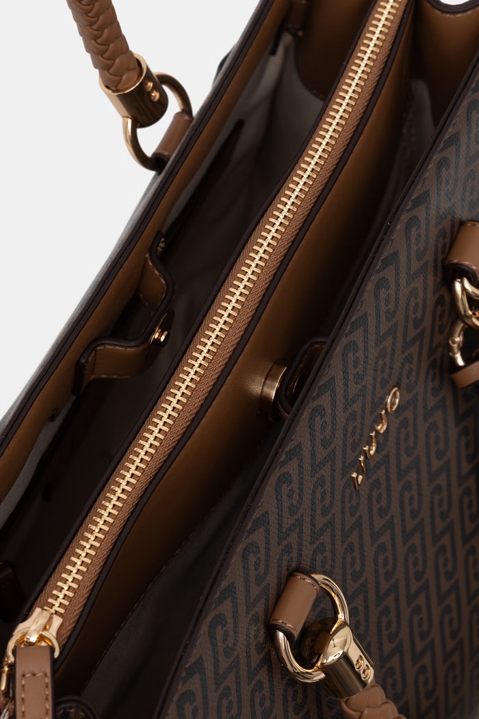 Liu Jo torebka shopper damska z imitacji skóry AF6086.E1137 brązowy