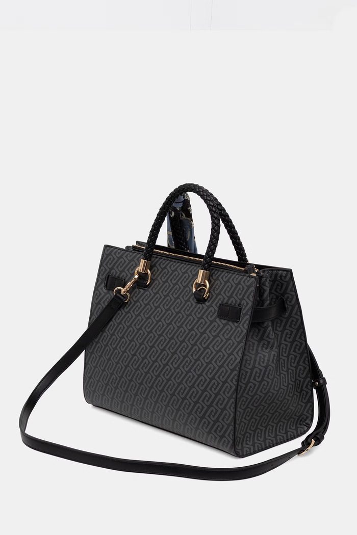 Akcesoria Liu Jo torebka shopper damska z imitacji skóry AF6086.E1137 czarny