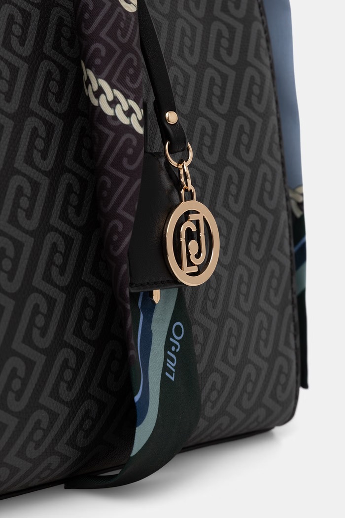 Liu Jo torebka shopper damska z imitacji skóry czarny AF6086.E1137