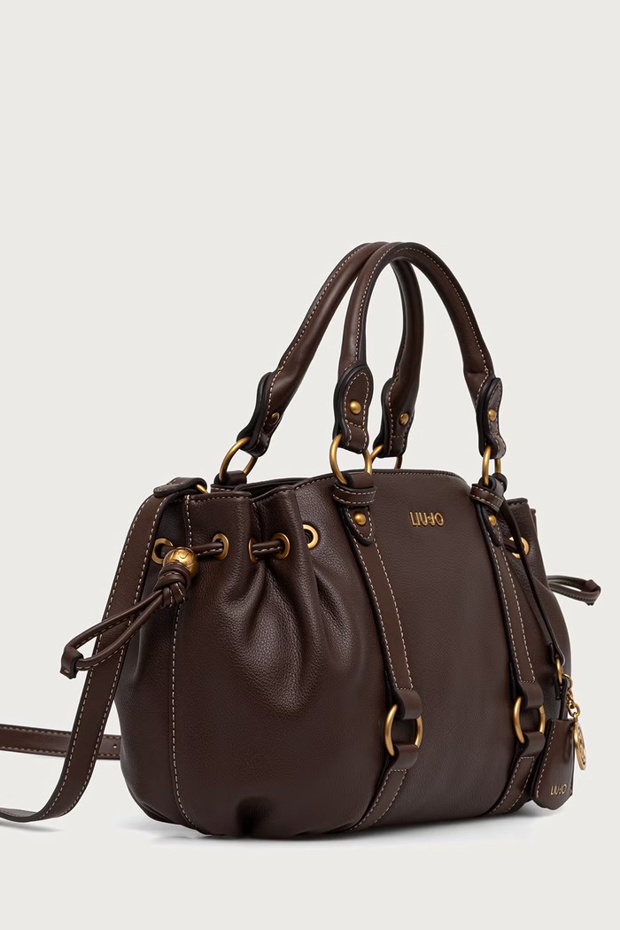Liu Jo torebka crossbody damska z imitacji skóry AF6081.E1120 brązowy AW26