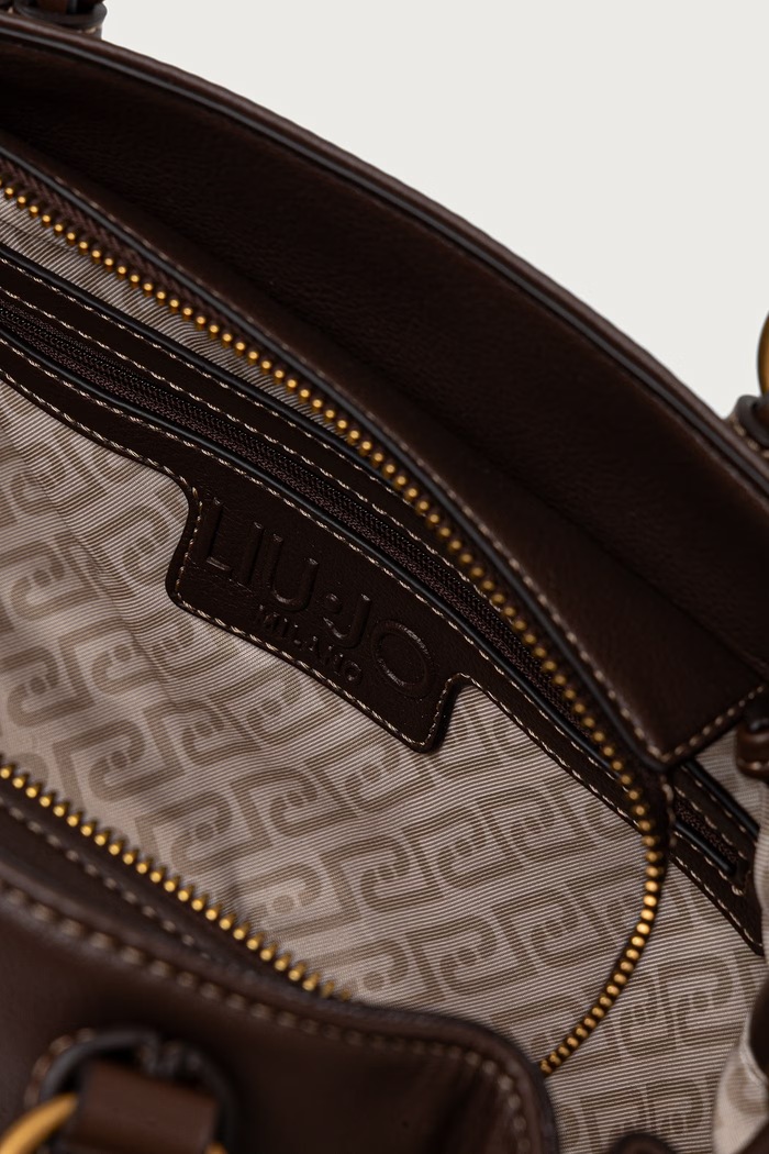 Liu Jo torebka crossbody damska z imitacji skóry AF6081.E1120 brązowy