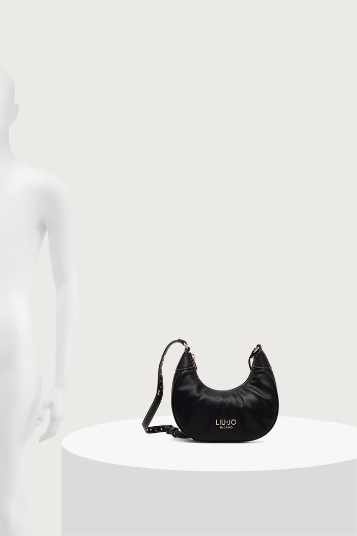Liu Jo torebka hobo damska z imitacji skóry AF6072.E1120 czarny