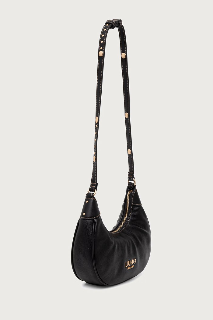 Liu Jo torebka hobo damska z imitacji skóry AF6072.E1120 czarny AW26