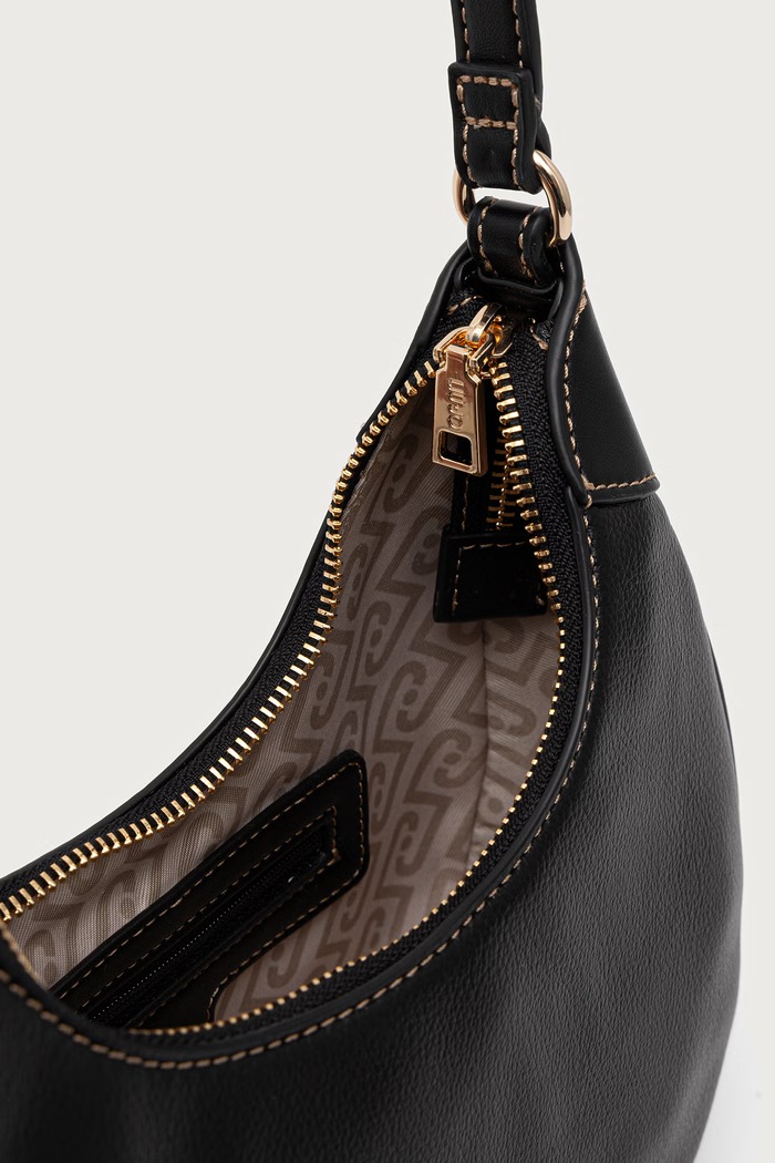 Liu Jo torebka hobo damska z imitacji skóry czarny AF6072.E1120