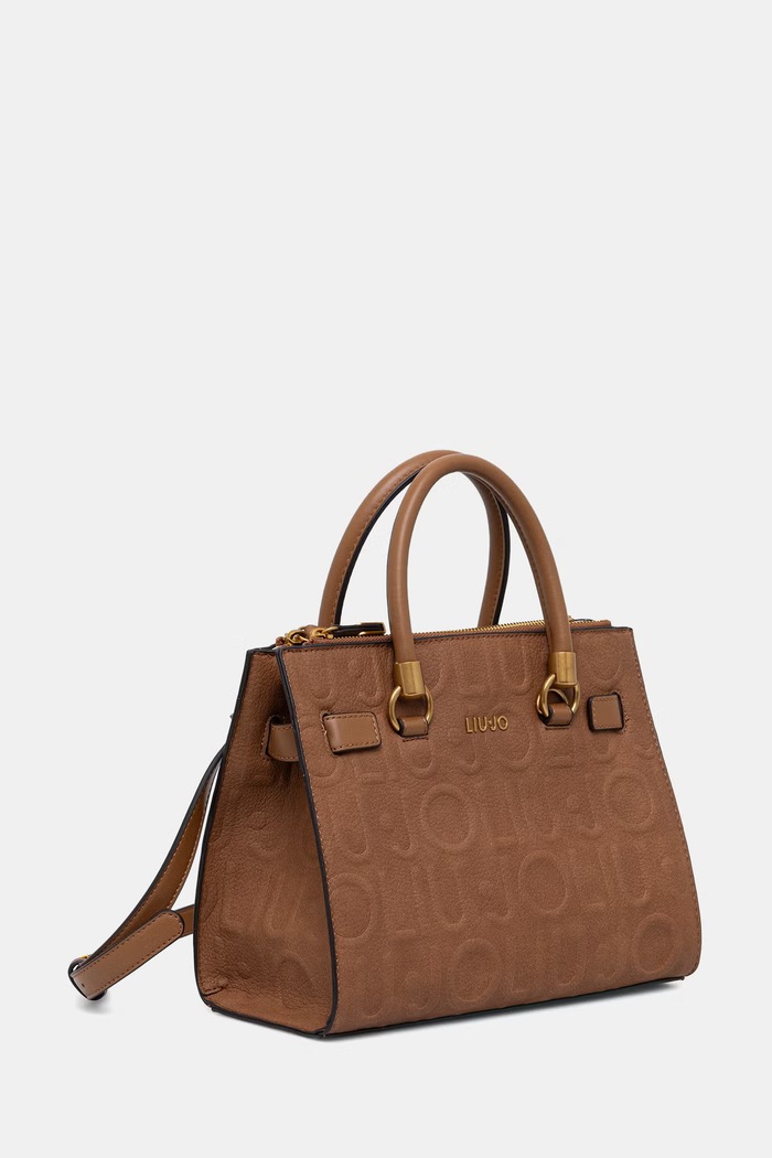 Liu Jo torebka crossbody damska z imitacji skóry AF6069.E1139 brązowy AW26