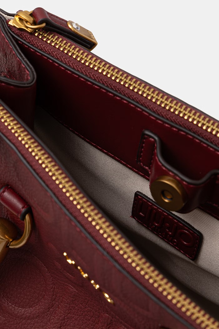 Liu Jo torebka crossbody damska z imitacji skóry AF6069.E1139 bordowy
