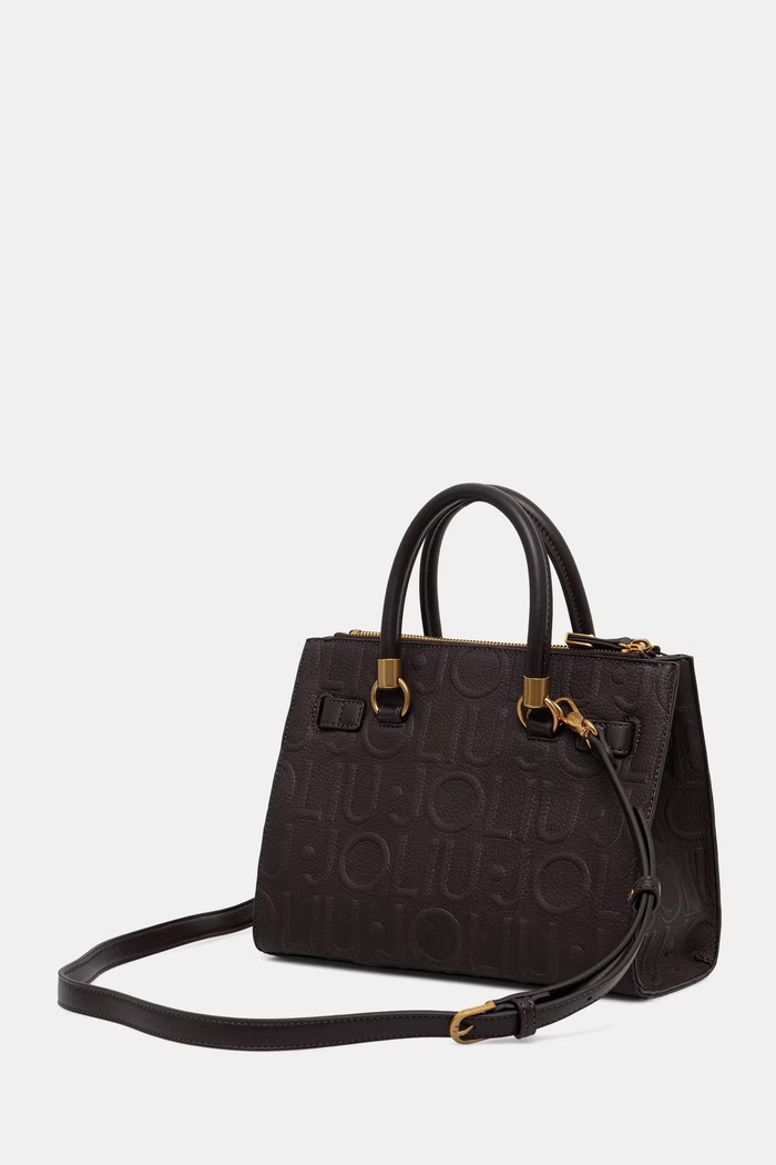 Akcesoria Liu Jo torebka crossbody damska z imitacji skóry AF6069.E1139 brązowy