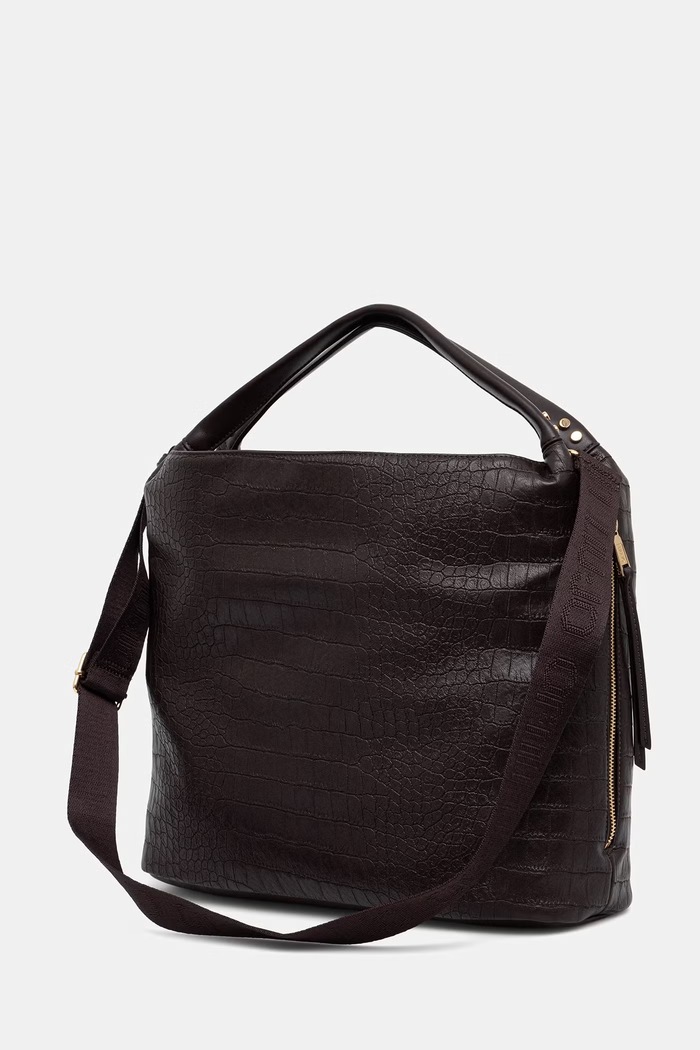 Akcesoria Liu Jo torebka shopper damska z imitacji skóry AF6057.ES042 brązowy