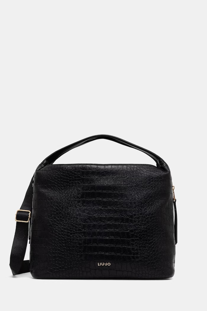 Liu Jo torebka shopper damska z imitacji skóry czarny AF6057.ES042