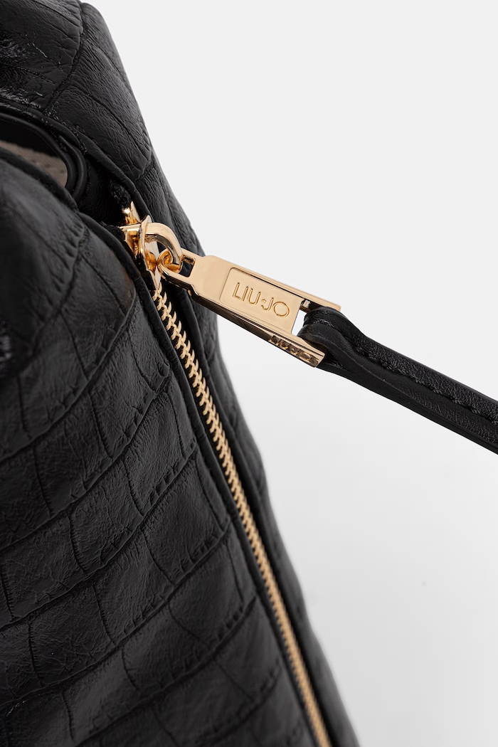 Liu Jo torebka shopper damska z imitacji skóry czarny AF6057.ES042