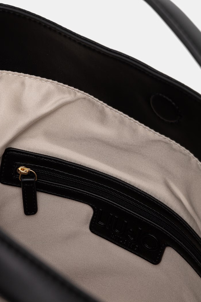 Liu Jo torebka shopper damska z imitacji skóry AF6057.ES042 czarny