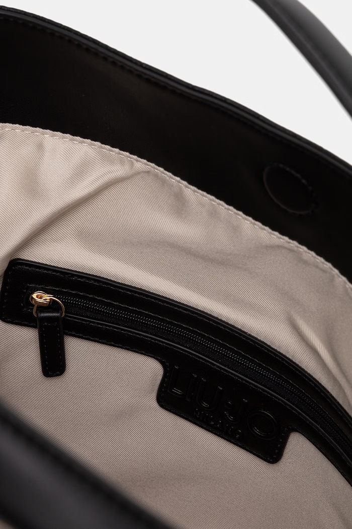 Liu Jo torebka shopper damska z imitacji skóry AF6057.ES042 czarny