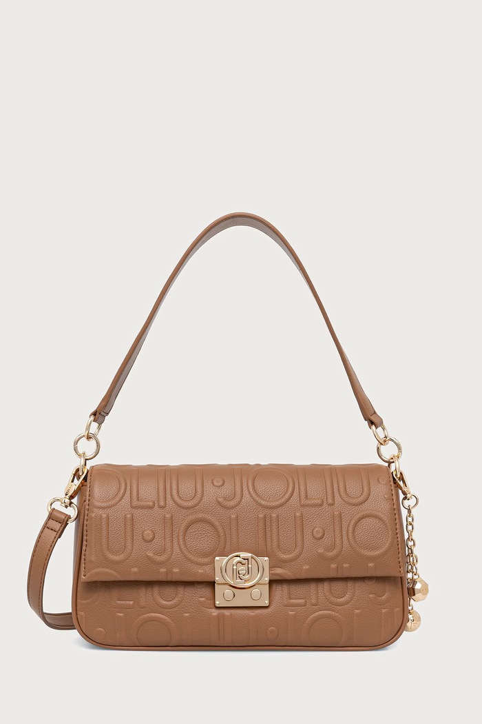 Liu Jo Torebka crossbody damska z imitacji skóry brązowy AF6053.E1167